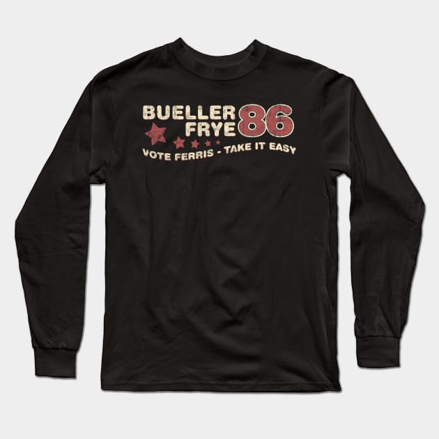 Vote Bueller Long Sleeve T-Shirt by robotrobotROBOT